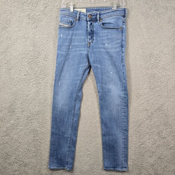 Diesel Jeans Men's Blue Denim Buster Button Fly Stretch Flex Casual Size 28x30 - Picture 1 of 13